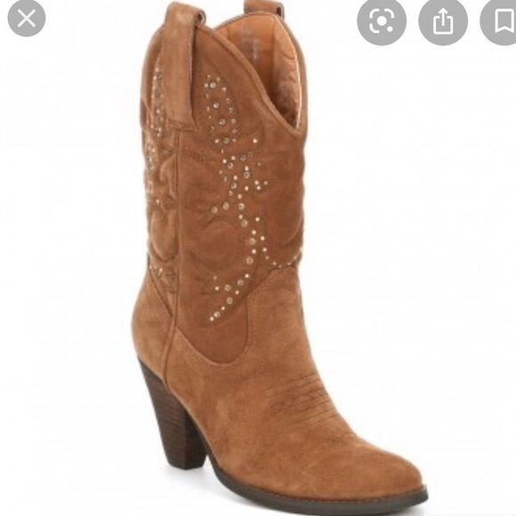 Very Volattile Jess Cowboy Boots - Picture 4 of 6